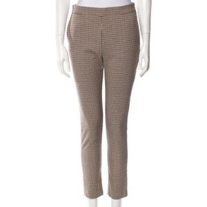 Sezane Clara Trouser Plaid Straight Leg Pants